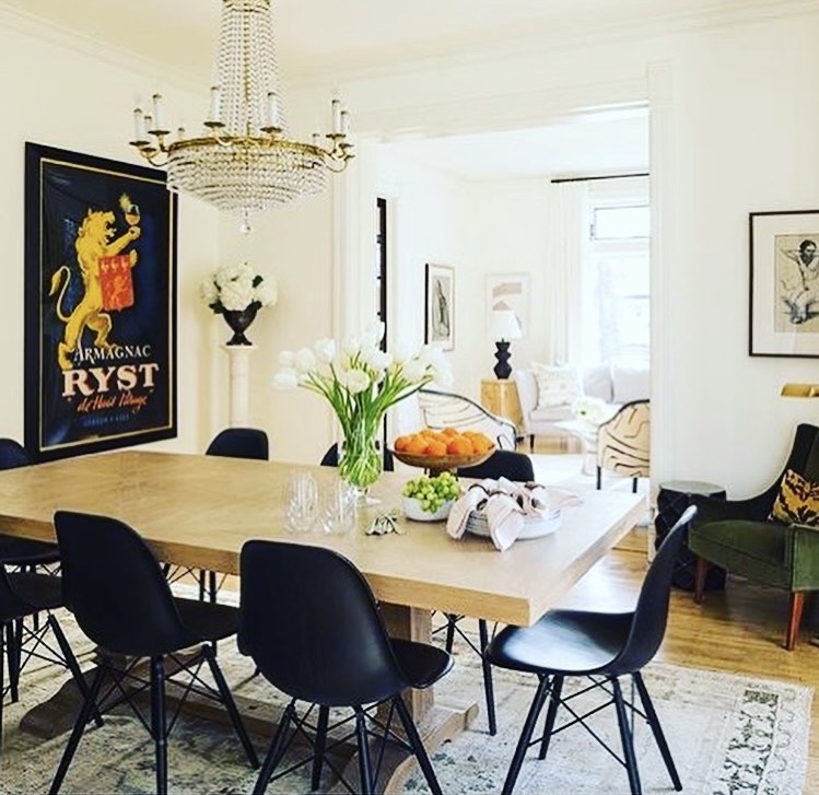 Artful floral arrangement