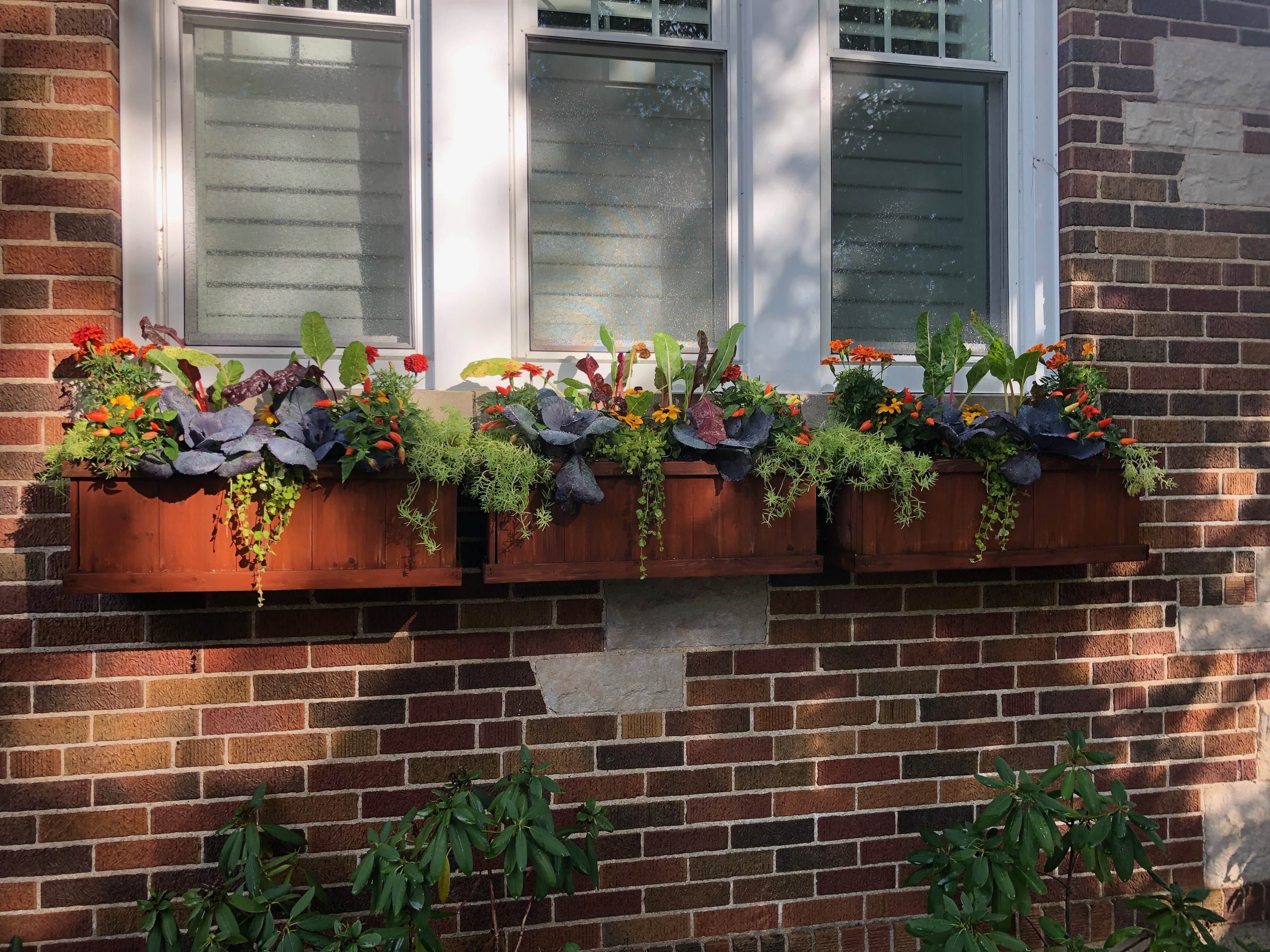 Fall floral container design