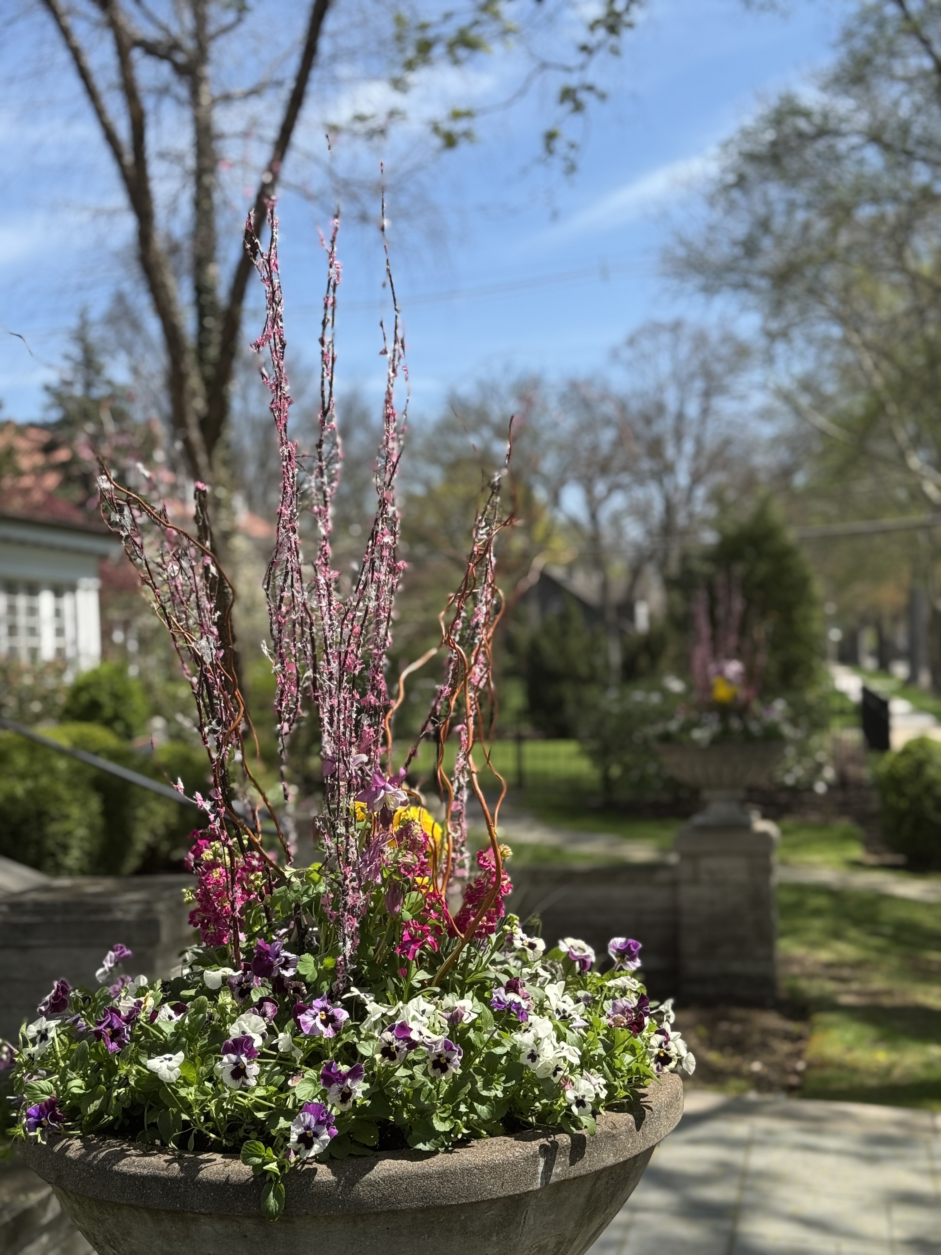 Spring garden arrangement
