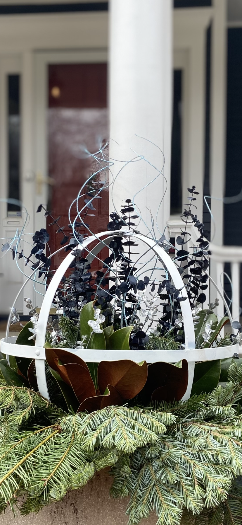 Winter garden arrangement